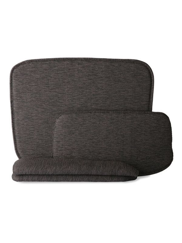 Coussins Gris Anthracite Fauteuil avec Accoudoir Wire