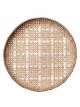 Panier Plat Bambou Naturel & Métal - 75 cm