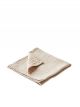Serviette de table coton lavé beige Elsa - 40 x 40 cm 