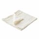 Serviette de table coton lavé ivoire Elsa - 40 cm