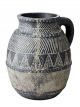 Vase Pichet Camille Terre Cuite Noir M - 25 cm