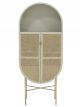 Armoire de rangement en bois gris clair HK Living - 160 cm
