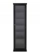 Armoire Vitrine Bloomingville Emilio en Bois de Sapin Noir - 66 cm