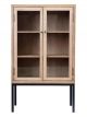 Armoire Vitrine Harmony en Bois de Frêne Naturel House Doctor - 150 cm