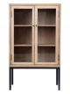 Armoire Vitrine Harmony en Bois de Frêne Naturel House Doctor - 150 cm