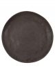 Assiette Plate en Grès Rustique Gris Anthracite House Doctor - 27,5 cm