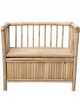 Banc Coffre de Rangement pour Enfant en Bambou Naturel - 82 cm