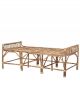 Banc en Canne Naturel - 152 cm