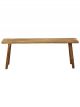 Banc Rustique-Chic Bois de Paulownia Naturel - 120 cm