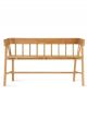 Banc de Jardin en Bois de Teck Naturel HK Living - 123 cm