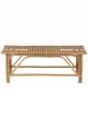 Banc Ellen en Rotin Naturel Intérieur Extérieur - 120 cm