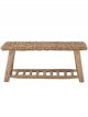 Banc Neema en Bois de Teck & Jacinthe Bloomingville - 104 cm 