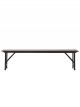 Banc Party Bois de Manguier Noir House Doctor - 180 cm