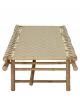 Banquette Vida Beige en Bambou Bloomingville - 190 cm