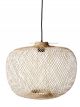 Suspension Ronde Bambou Naturel - 30 cm