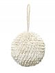 Boule en Coquillages Blanc Balinais - 9 cm