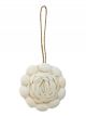 Déco Plate Fleur en Coquillages Blanc Balinaise - 8 cm