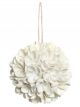 Boule de Fleurs en Coquillage Fait Main - 9 cm