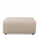 HK Living Canapé à Composer Jax Moumoute Bouclée Taupe - Pouf 1/2 Places