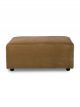 HK Living Canapé Jax à Composer Velours Moutarde - Pouf 1/2 Places