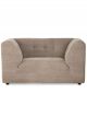 Loveseat HK Living Vint  Modulable - Lin Taupe 1 Place