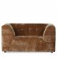 Loveseat Modulable Vint HK Living - Côtelé Velours Marron 1 Place