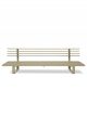 Canapé Lounge d'Extérieur Olive en Métal HK Living - 220 cm