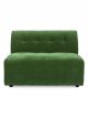 Module Central Vint HK Living - Velours Vert 1,5 place