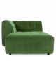 Module Divan Gauche Vint HK Living - Velours Vert 1,5 place