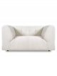 HK Living Canapé Vint à composer Moumoute Bouclée Crème - Loveseat 1 Place