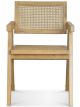 Chaise de Table Friendly Bois & Cannage Naturel - 80 cm