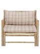 Chaise Lounge Canapé Korfu Modulable en Bambou Avec Coussins Bloomingville - 77 cm