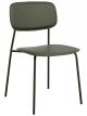 Chaise en Métal Assise Verte NORDAL - 79 cm