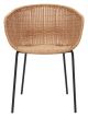 Fauteuil Hapur Style Osier Naturel House Doctor - 78 cm