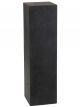 Bout de Canapé Colonne Rectangulaire en Argile Noir - 101,5 cm 