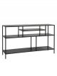 console-asymetrique-metal-noir-decoration-industrielle