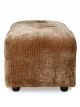 Pouf Vint HK Living - Côtelé Velours Marron Demi Place