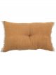 Coussin Garni Gaz de Coton & Lin Orangé Bloomingville - 40 x 25 cm