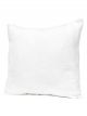 Coussin Lin Lavé Blanc Pur - 80 x 80 cm 