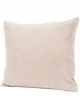 Coussin Lin Lavé Beige Naturel - 80 x 80 cm