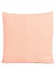 Coussin Lin Lavé Pêche - 80 x 80 cm