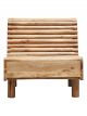 Fauteuil en Bois de Manguier Basti - 83 cm