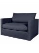 Fauteuil Brooklyn en Lin Denim Harmony - 1/2 Place(s)