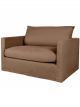 Fauteuil Brooklyn en Lin Tabac Harmony - 1/2 Place(s)