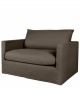 Fauteuil Brooklyn en Lin Brownie Harmony - 1 Place