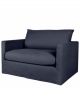 Fauteuil Brooklyn en Lin Denim Harmony - 1 Place