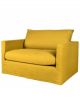 Fauteuil Brooklyn en Lin Safran Harmony - 1 Place