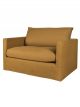 Fauteuil Brooklyn en Lin Bronze Harmony - 1/2 Place(s)