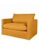 Fauteuil Brooklyn en Lin Chamois Harmony - 1/2 Place(s)