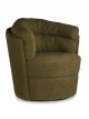 Fauteuil Twister Moumoute Bouclé Vert Forêt - 86 cm